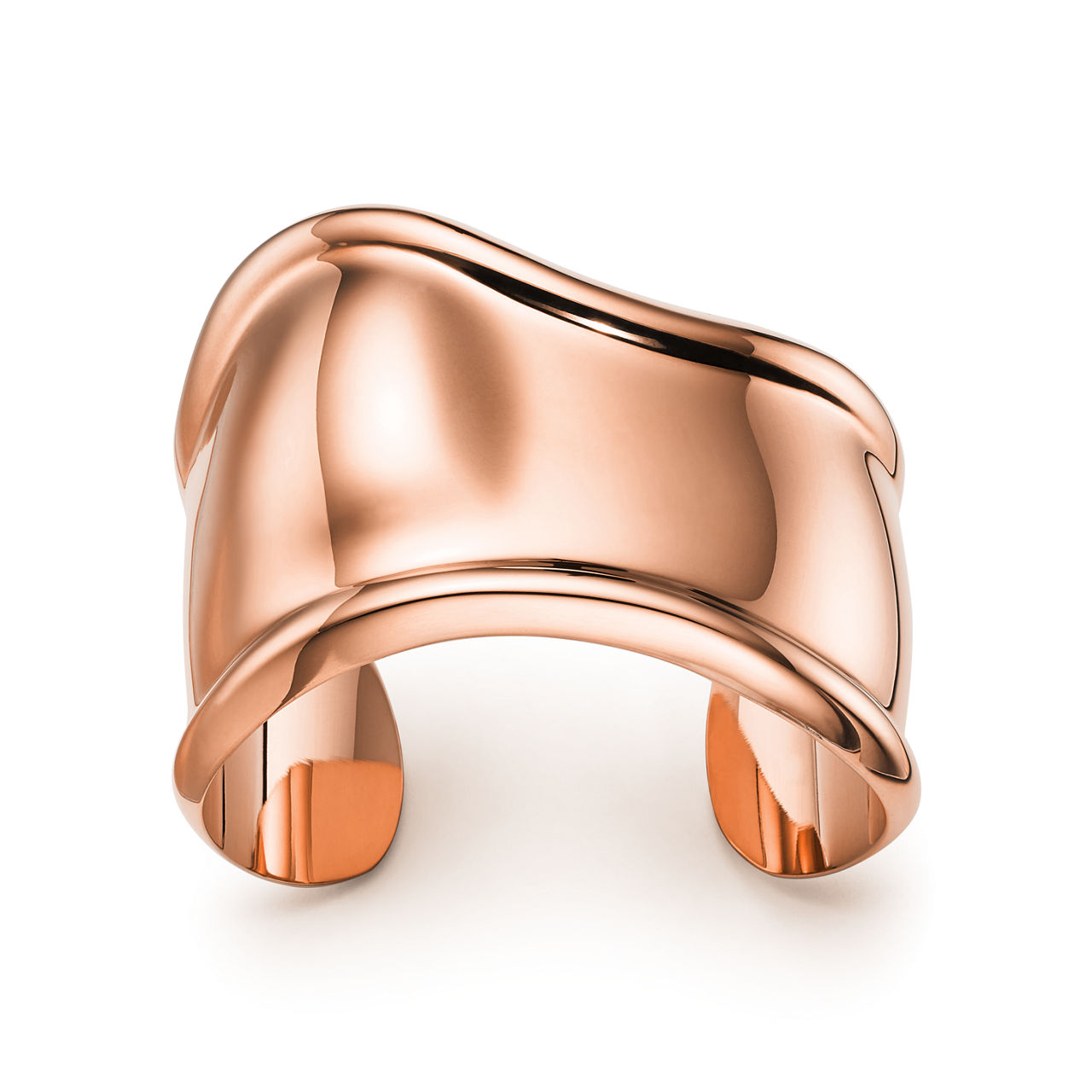 Kleiner Bone Cuff in 18 Karat Roségold