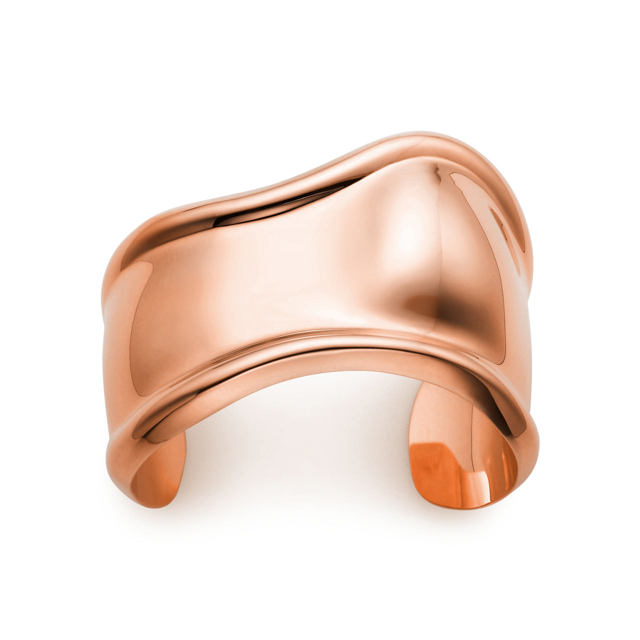 Elsa Peretti®:Small Bone Cuff in 18k Rose Gold image number 0