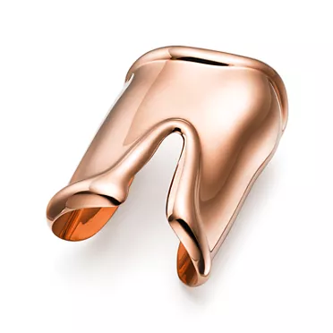 Elsa Peretti®:Large Bone Cuff in 18k Rose Gold, 2