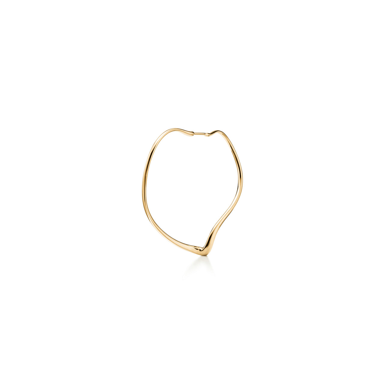 Elsa Peretti®:Open Heart Hoop Earrings image number 3