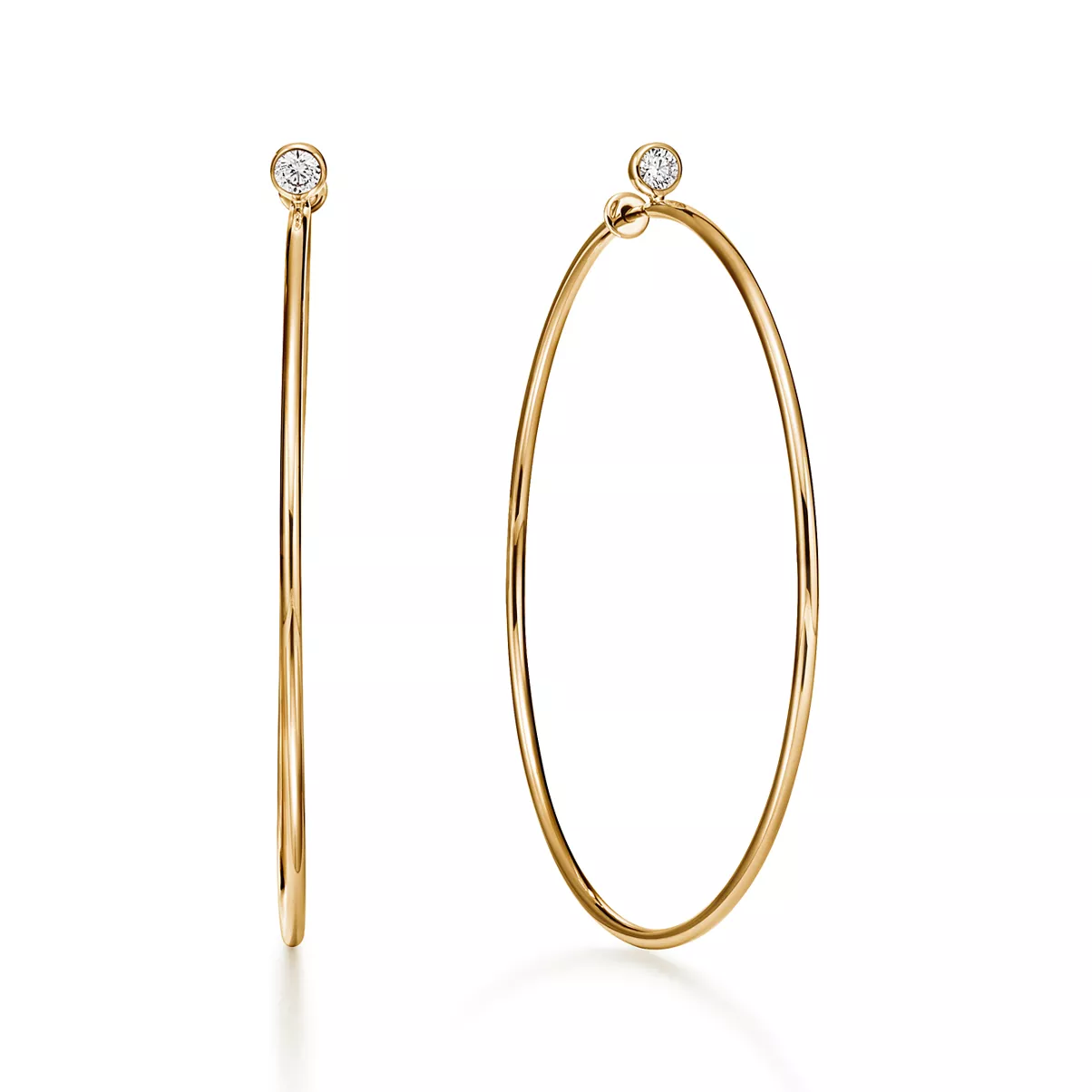  Diamond Hoop Ohrringe