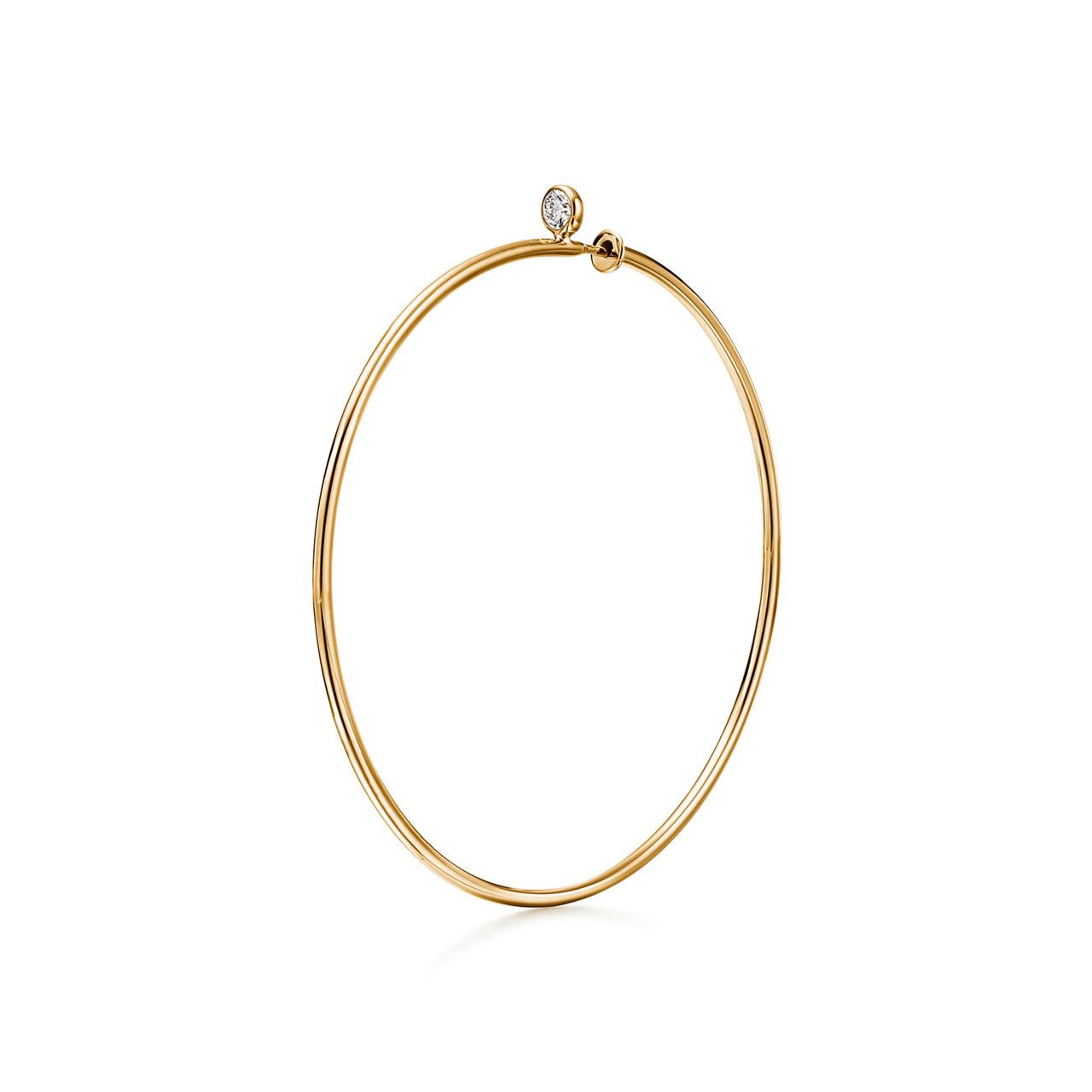 Elsa Peretti®:Diamond Hoop Earrings  image number 2