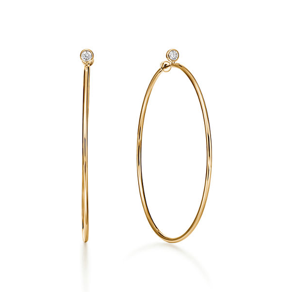 Elsa Peretti®:Diamond Hoop Ohrringe 