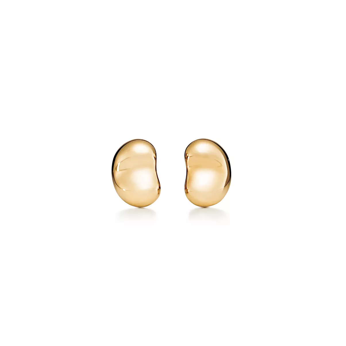 Pendientes Bean design en oro amarillo, 9&nbsp;mm