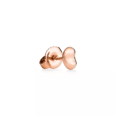 Elsa Peretti®:Bean® design Earrings in Rose Gold, 9 mm, 2