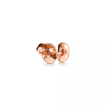 Elsa Peretti®:Bean® design Earrings in Rose Gold, 9 mm, 3