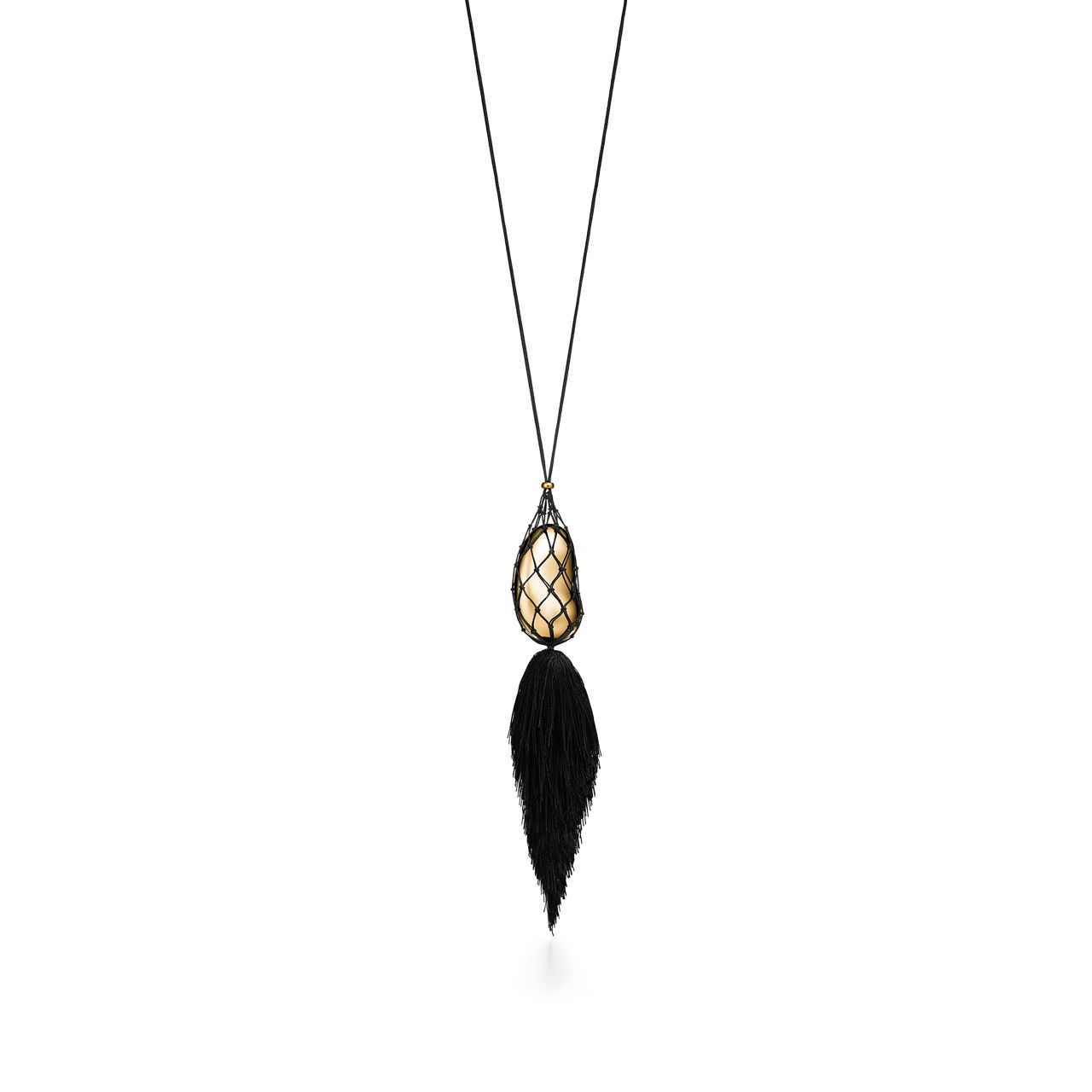 Elsa Peretti®:Bean design Pendant in Yellow Gold, 29 x 50 mm image number 0