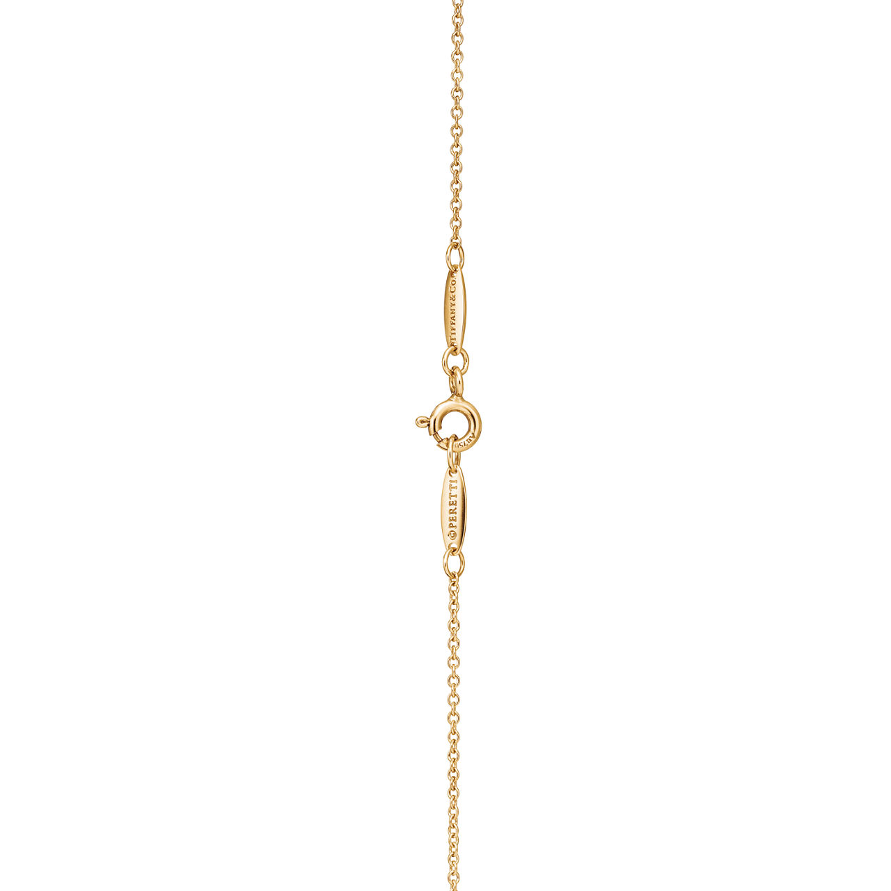 Elsa Peretti®:Open Heart Pendant in Yellow Gold, 11 mm image number 3