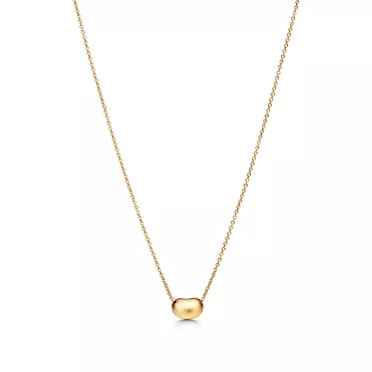 Elsa Peretti®:Bean® design Pendant in Yellow Gold, 9 mm, 2