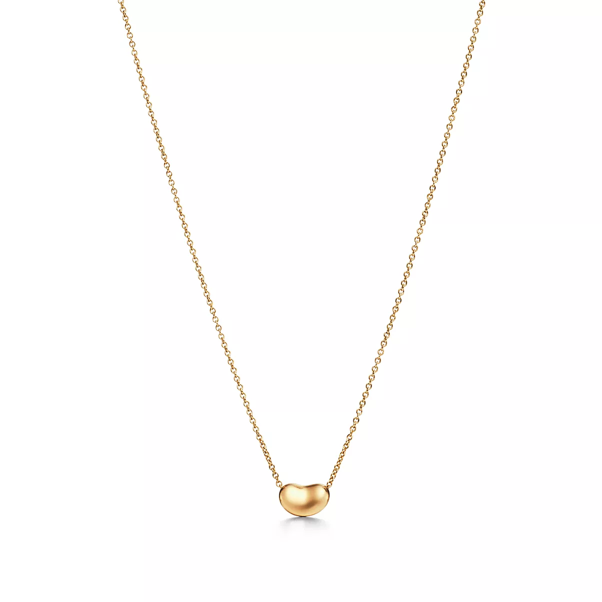 Bean&reg; design Pendant in Yellow Gold, 9 mm