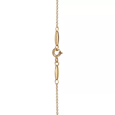 Elsa Peretti®:Bean® design Pendant in Yellow Gold, 18 mm, 3