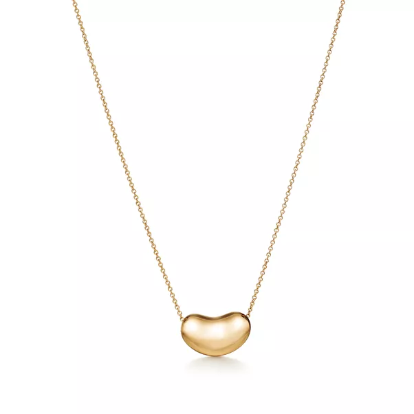Bean® design Pendant in Yellow Gold, 18 mm