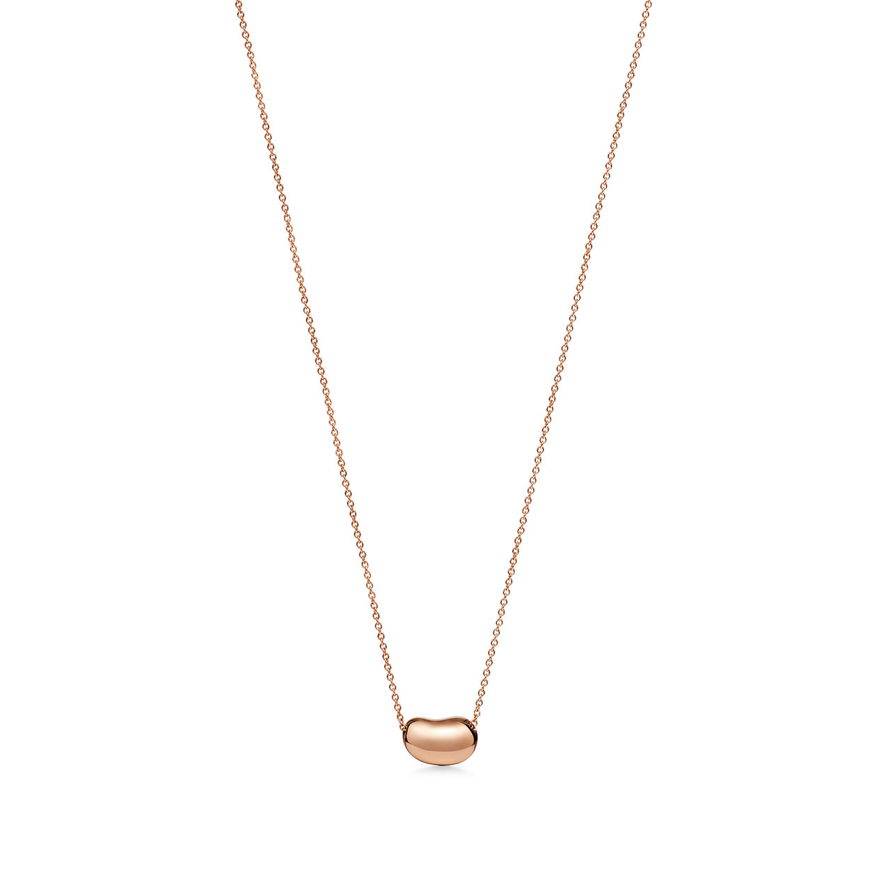 Elsa Peretti®:Bean Design Anhänger in Roségold mit Diamanten, 12 mm Bildnummer 2