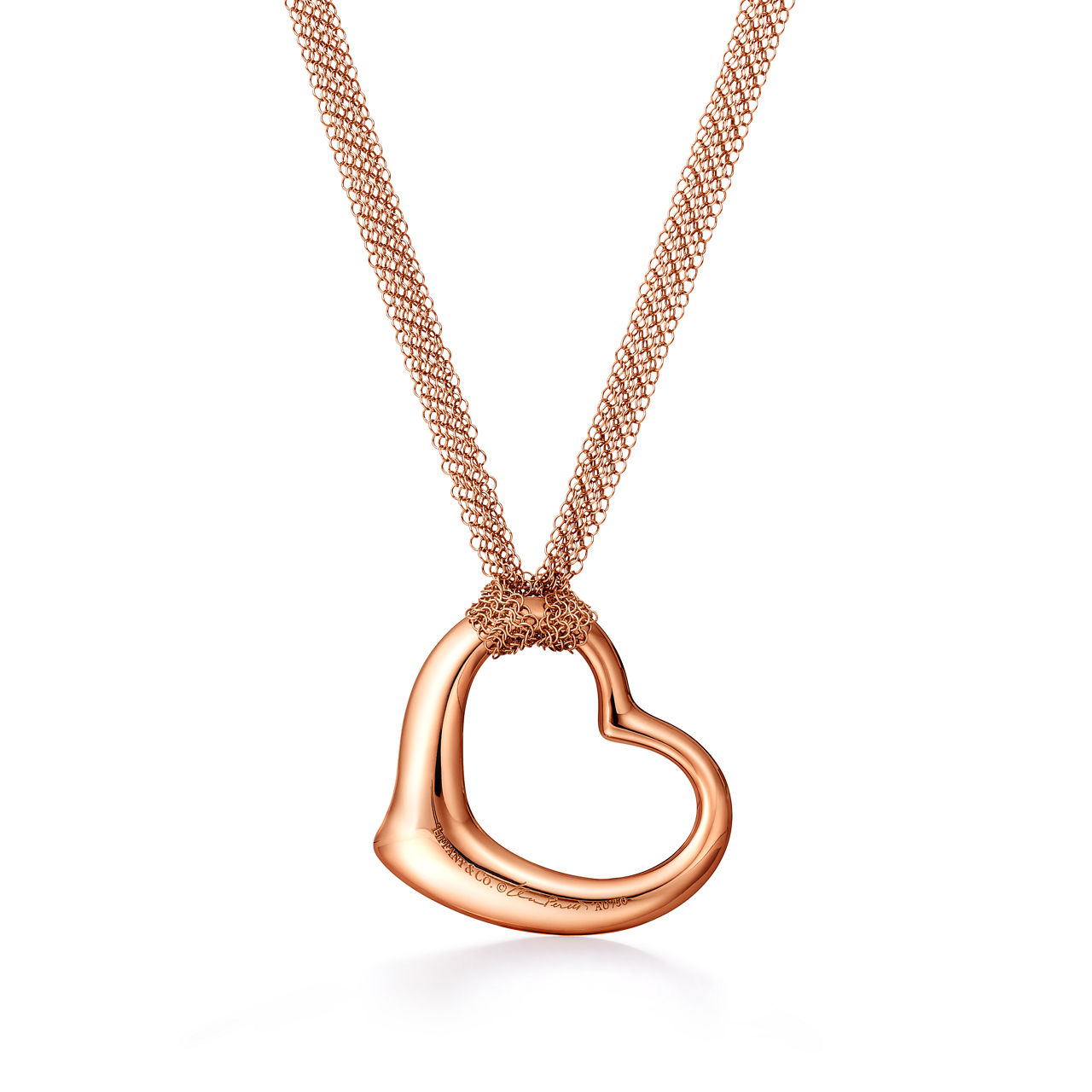 Elsa Peretti®:Open Heart Mesh Pendant  image number 2