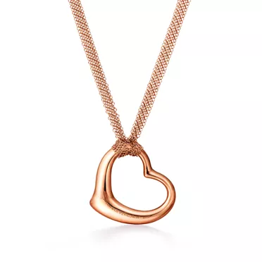 Elsa Peretti®:Open Heart Mesh Pendant, 2