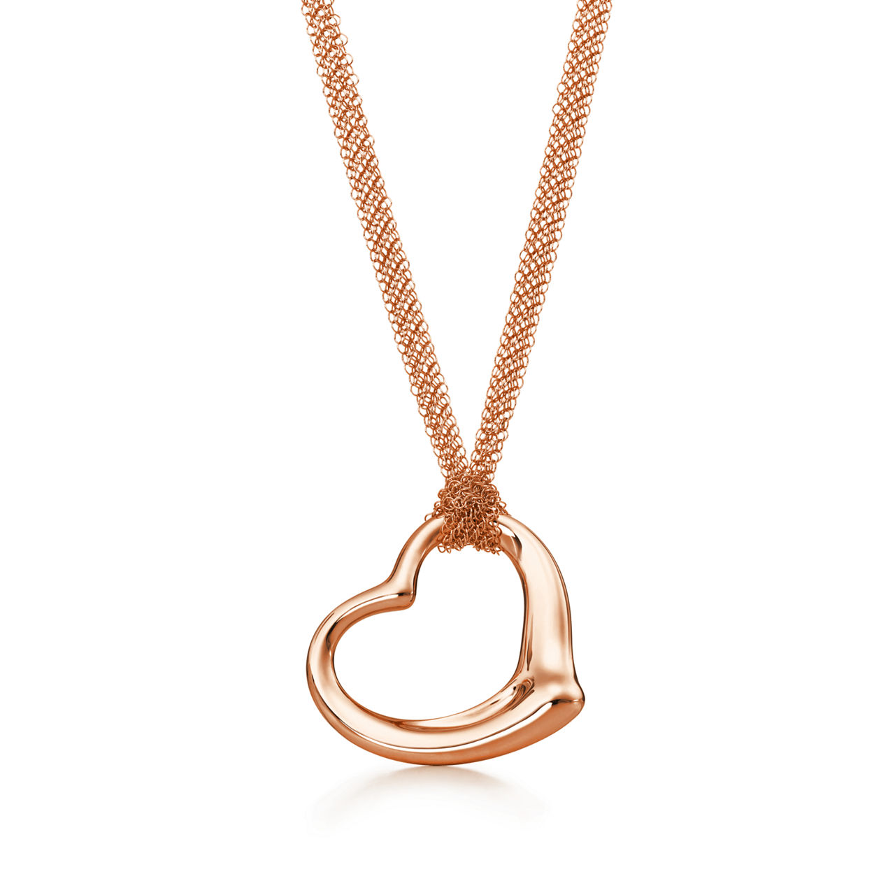 Elsa Peretti®:Open Heart Mesh Pendant  image number 0