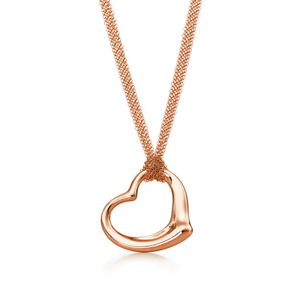 Elsa Peretti®:Open Heart Mesh Pendant 