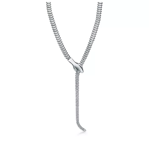 Snake Necklace in Sterling Silver
