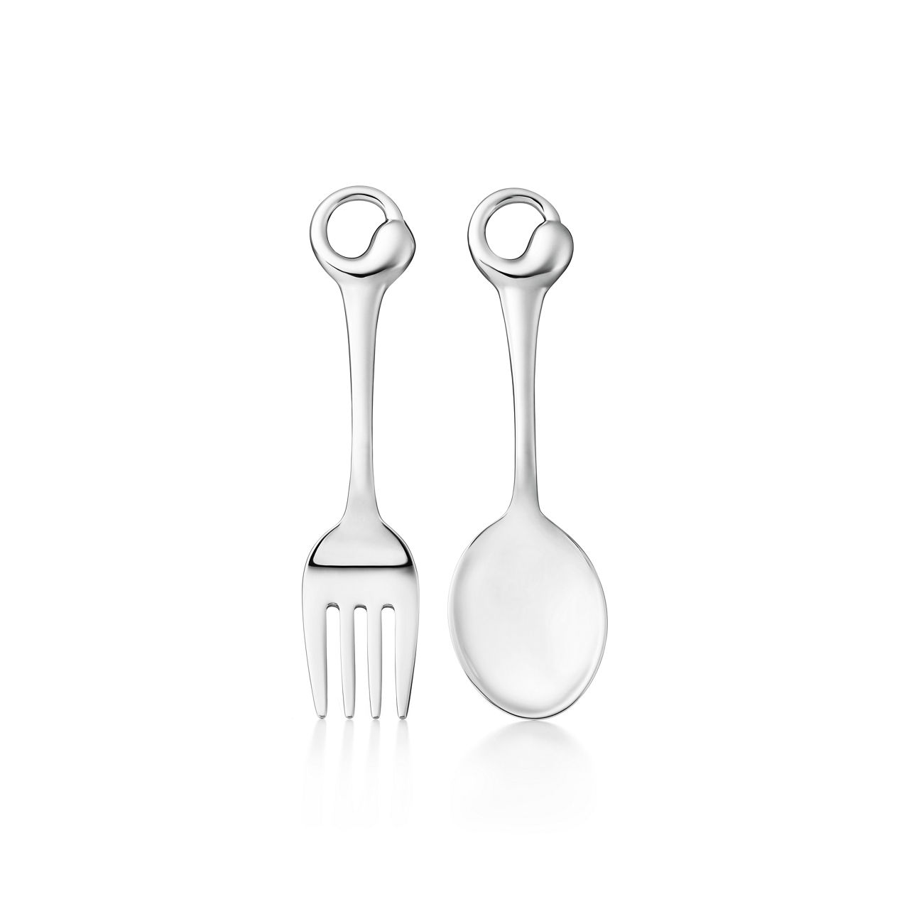 Elsa Peretti®:Eternal Circle Child's Fork and Spoon Set  image number 0