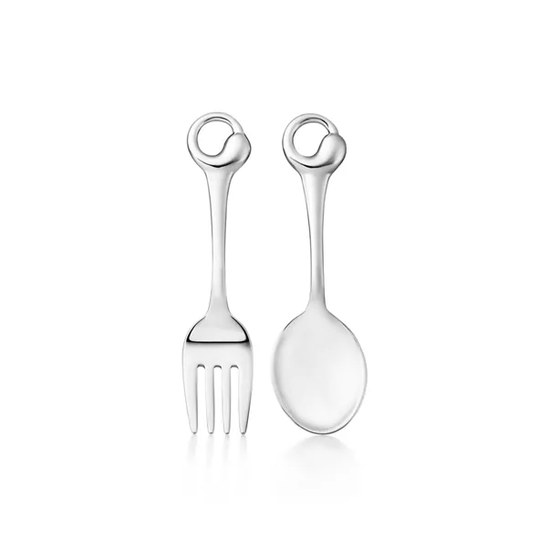 Eternal Circle Child's Fork and Spoon Set