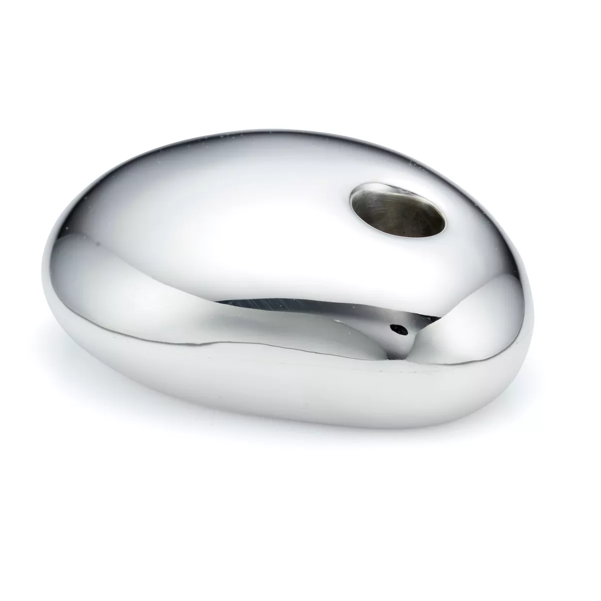  STONE candleholder. Sterling silver. 