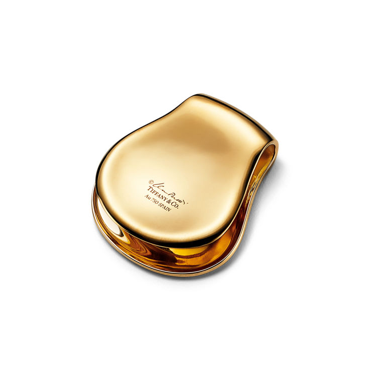 Elsa Peretti®:Thumbprint Money Clip in Yellow Gold image number 1