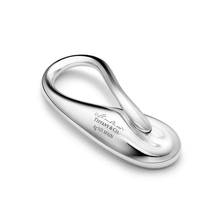 Elsa Peretti®:Teardrop Keyring in Sterling Silver, 1