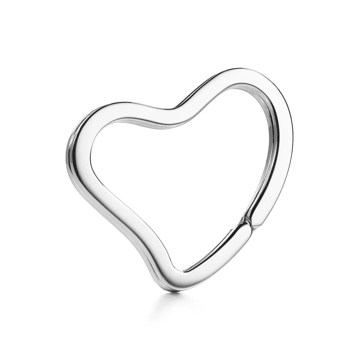 Open Heart Key Ring 