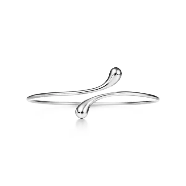 Elongated Teardrop Bangle 