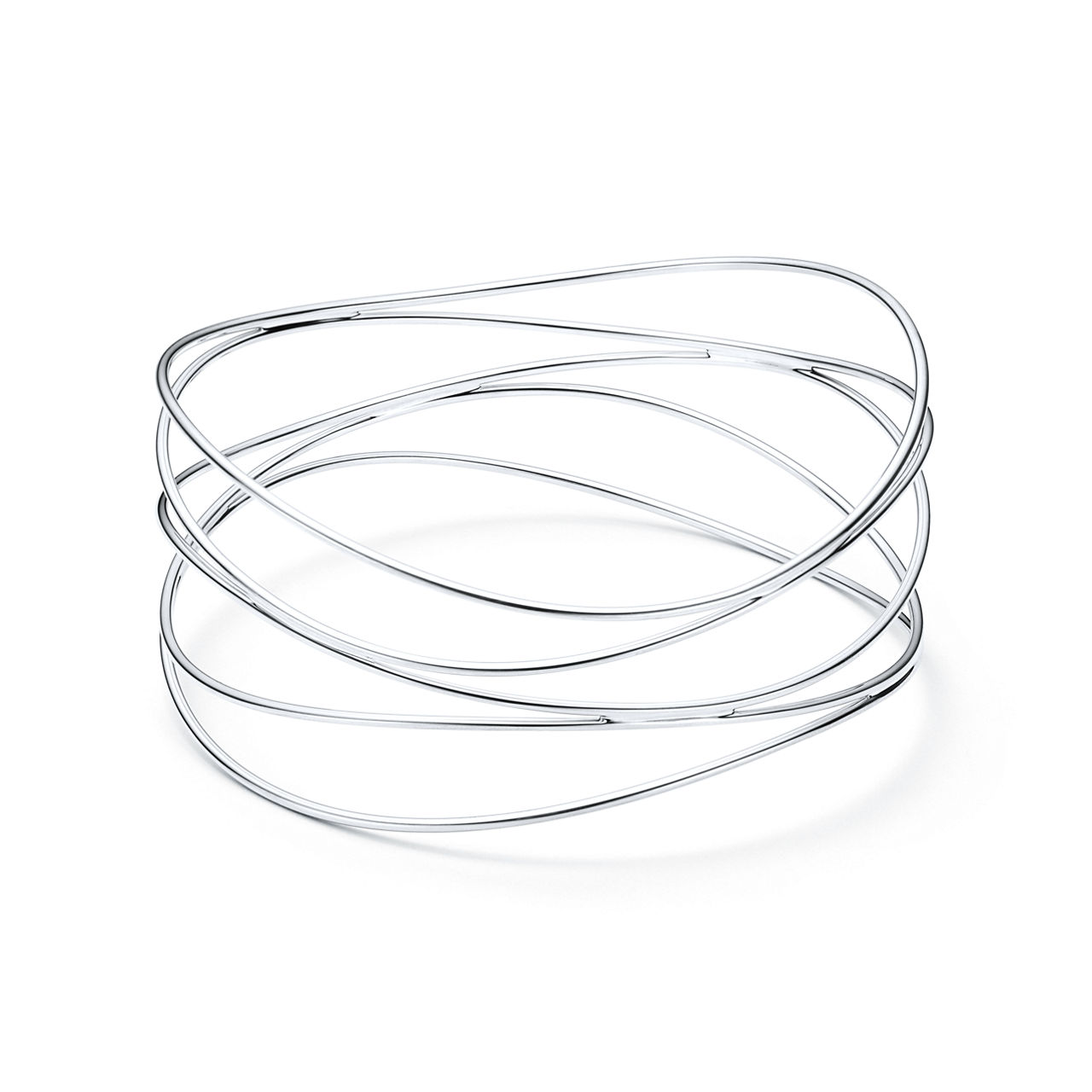 Elsa Peretti®:Wave Five-row Bangle  image number 0