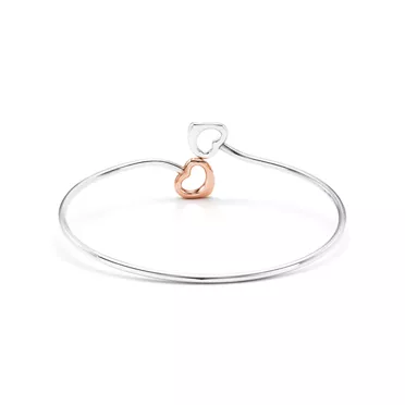 Elsa Peretti®:Double Open Heart Bangle, 3
