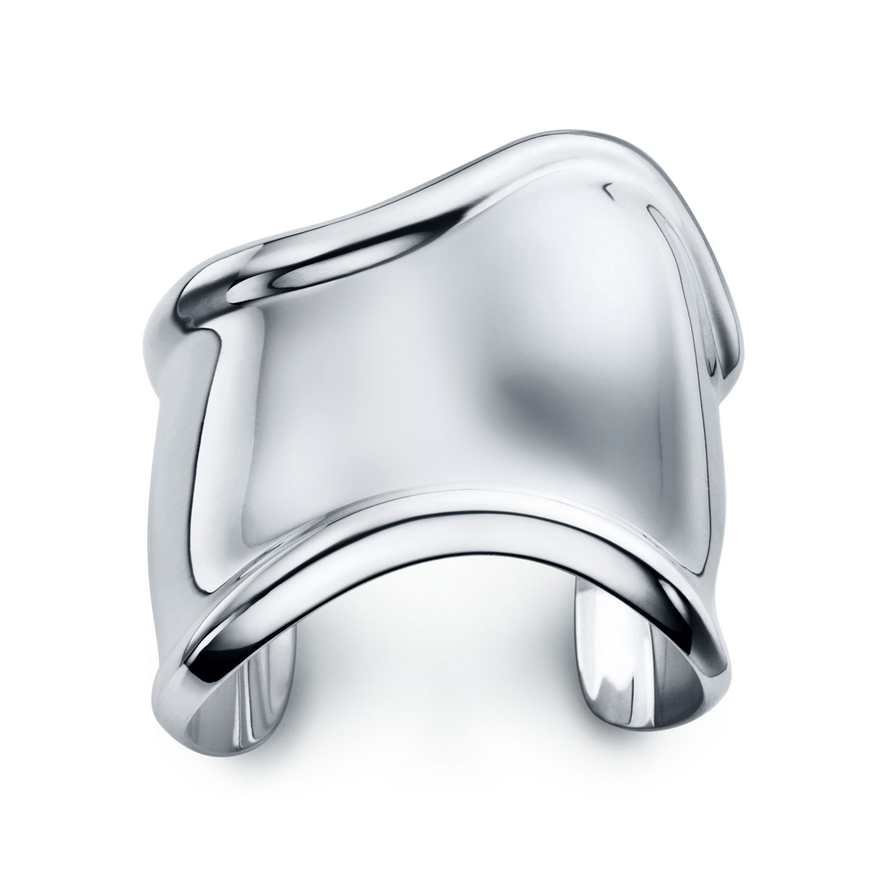 Mittelgroßer Bone Cuff in Sterlingsilber