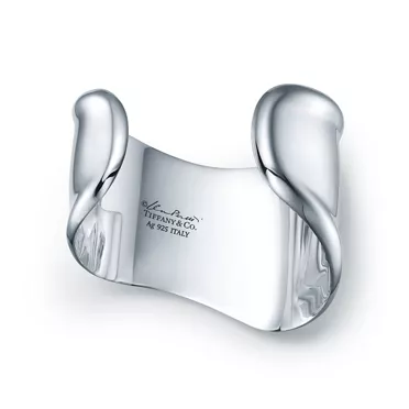 Elsa Peretti®:Small Bone Cuff in Sterling Silver, 3