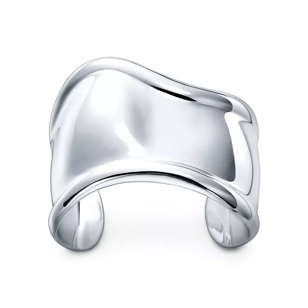 Brazalete Bone pequeño en plata de ley