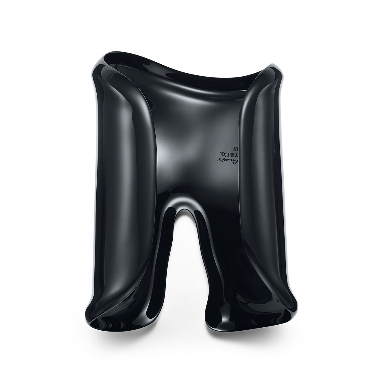 Elsa Peretti®:Large Bone Cuff in Black Finish over Copper image number 3