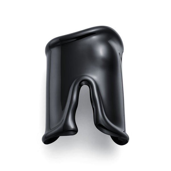 Elsa Peretti®:Large Bone Cuff in Black Finish over Copper