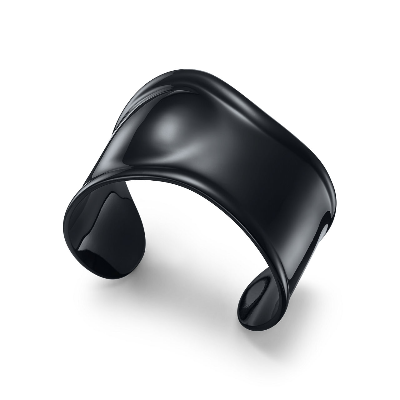 Elsa Peretti®:Small Bone Cuff in Black Finish over Copper image number 2