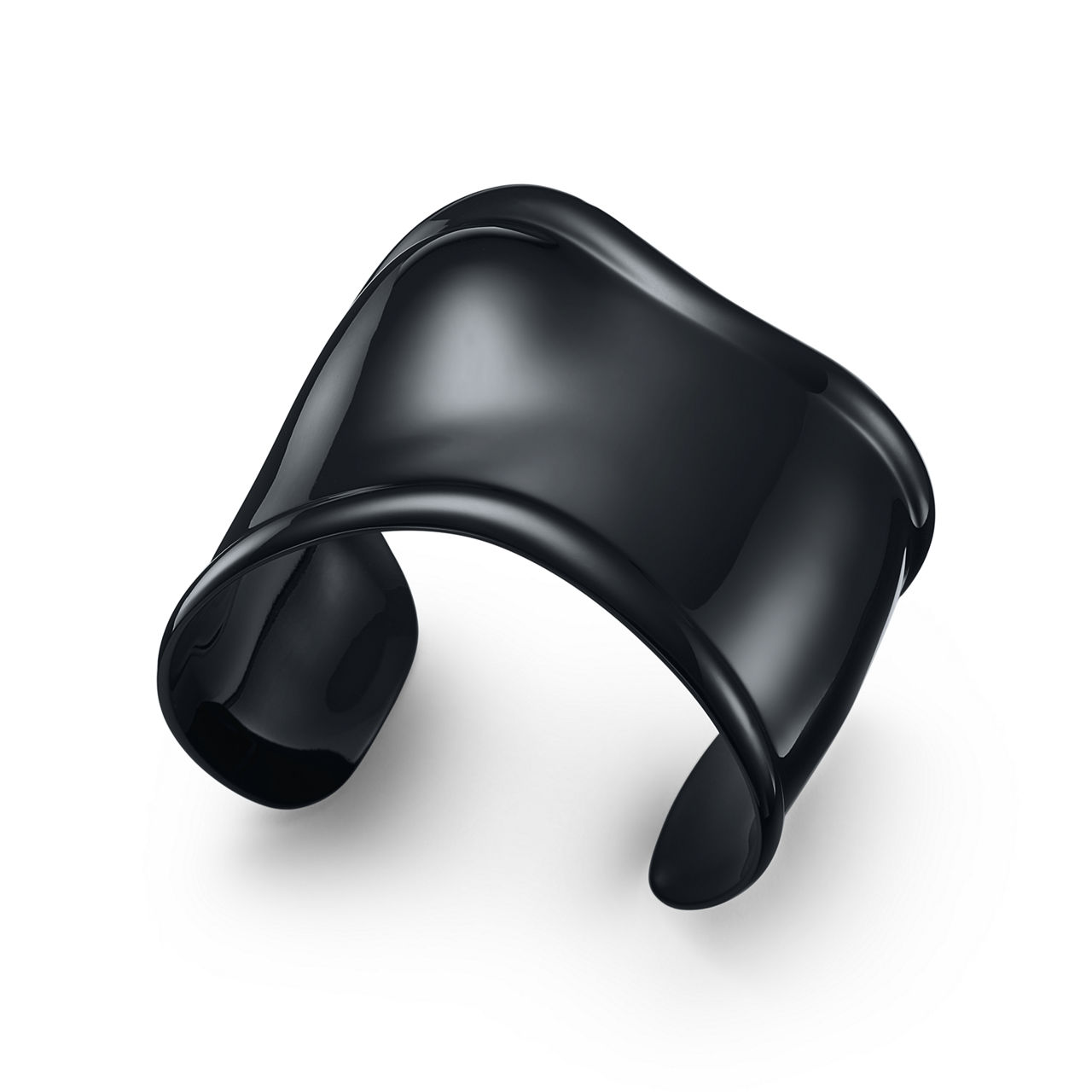 Elsa Peretti®:Medium Bone Cuff in Black Finish over Copper image number 2