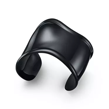 Elsa Peretti®:Medium Bone Cuff in Black Finish over Copper, 2