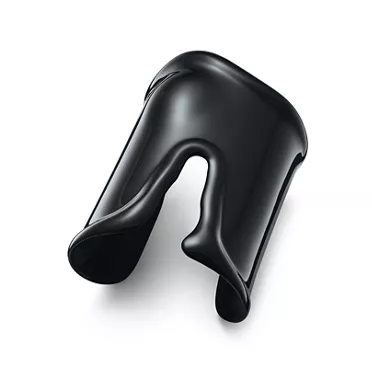 Elsa Peretti®:Large Bone Cuff in Black Finish over Copper, 2