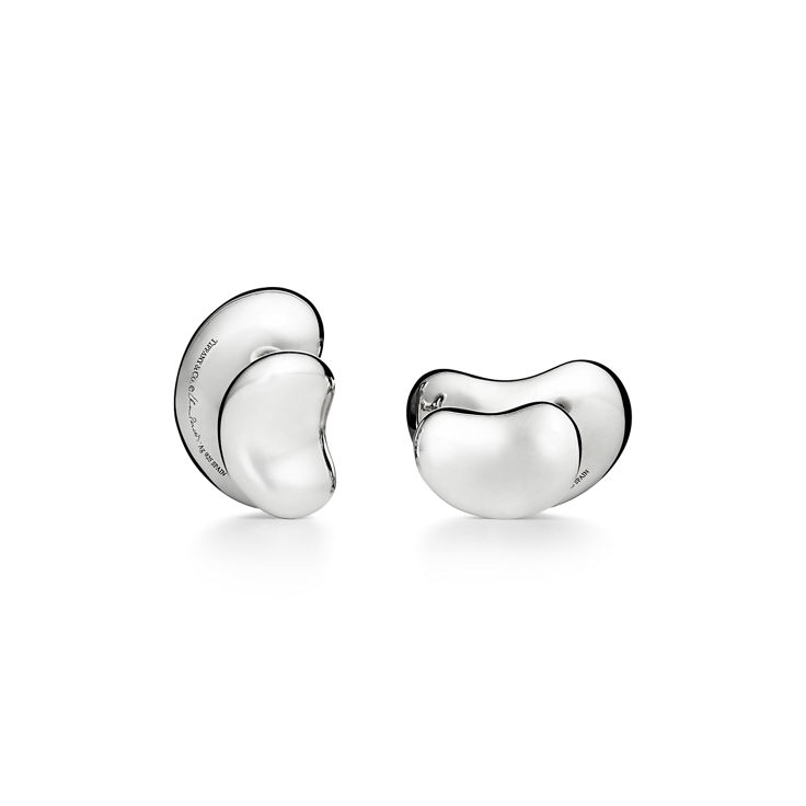 Elsa Peretti®:Bean Design Manschettenknöpfe in Sterlingsilber, 18 mm Bildnummer 2