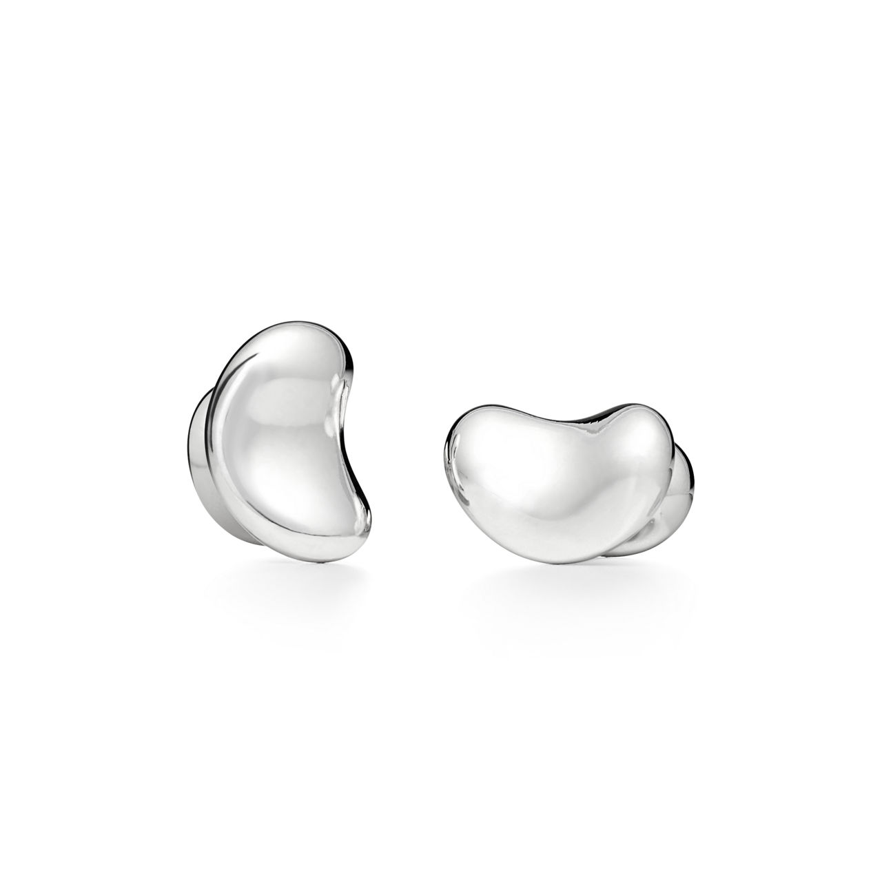 Gemelos Bean design en plata de ley, 18 mm