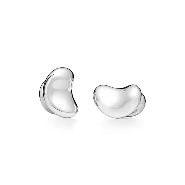 Bean Design Manschettenknöpfe in Sterlingsilber, 18 mm
