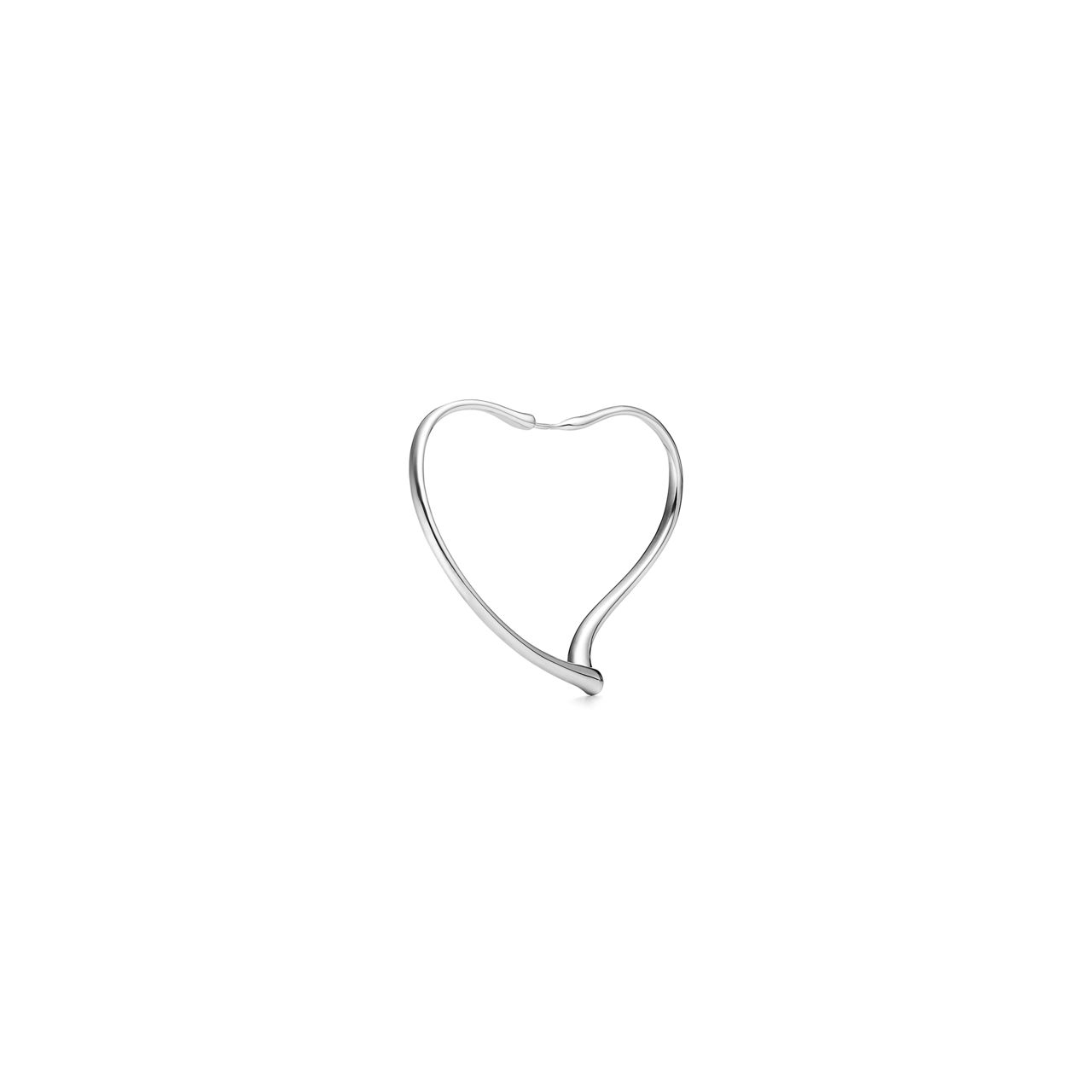 Elsa Peretti®:Open Heart Hoop Earrings  image number 2