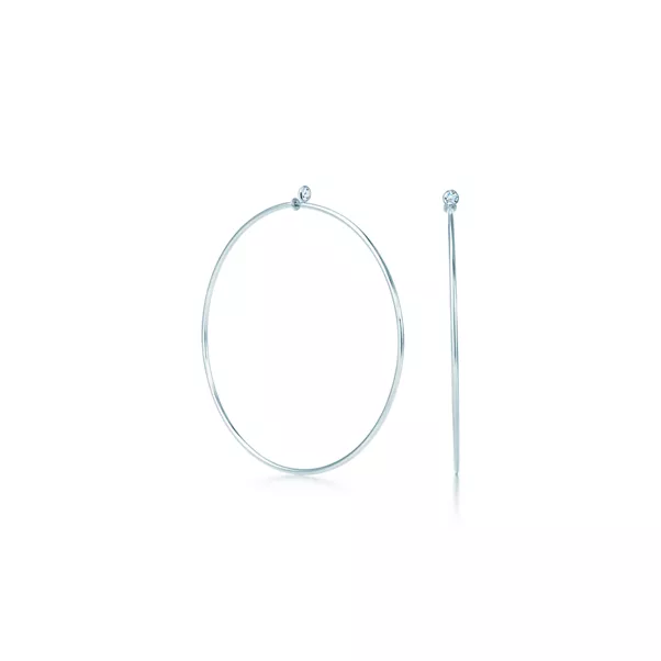 Orecchini Diamond Hoop 
