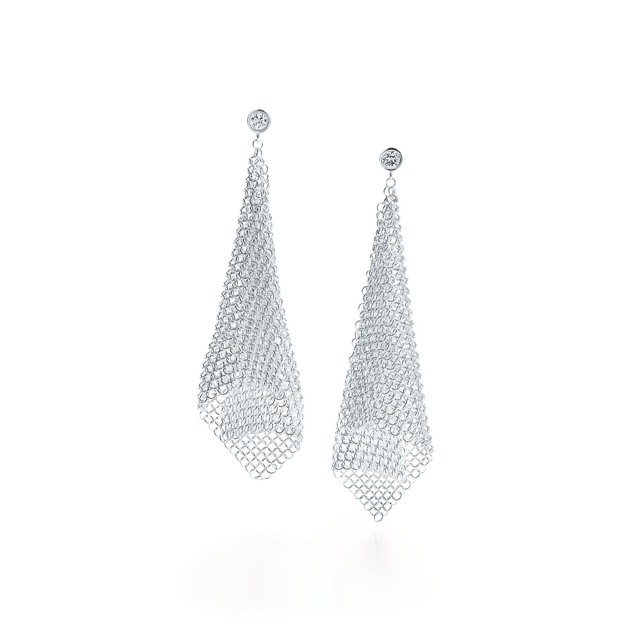 Mesh Scarf Earrings