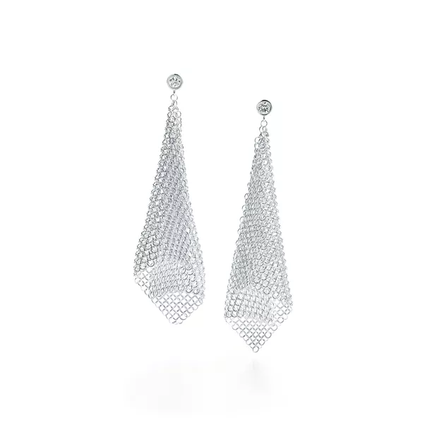 Mesh Scarf Earrings