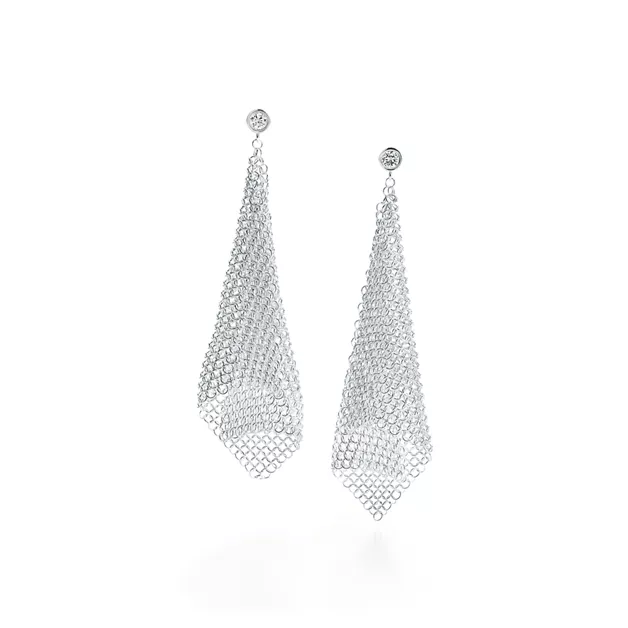 Elsa Peretti®:Mesh Scarf Earrings image number 0