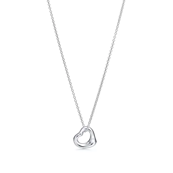 Pendentif Open Heart en argent 925 millièmes. 11 mm.