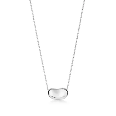 Elsa Peretti®:Bean® design Pendant in Sterling Silver, 18 mm, 2